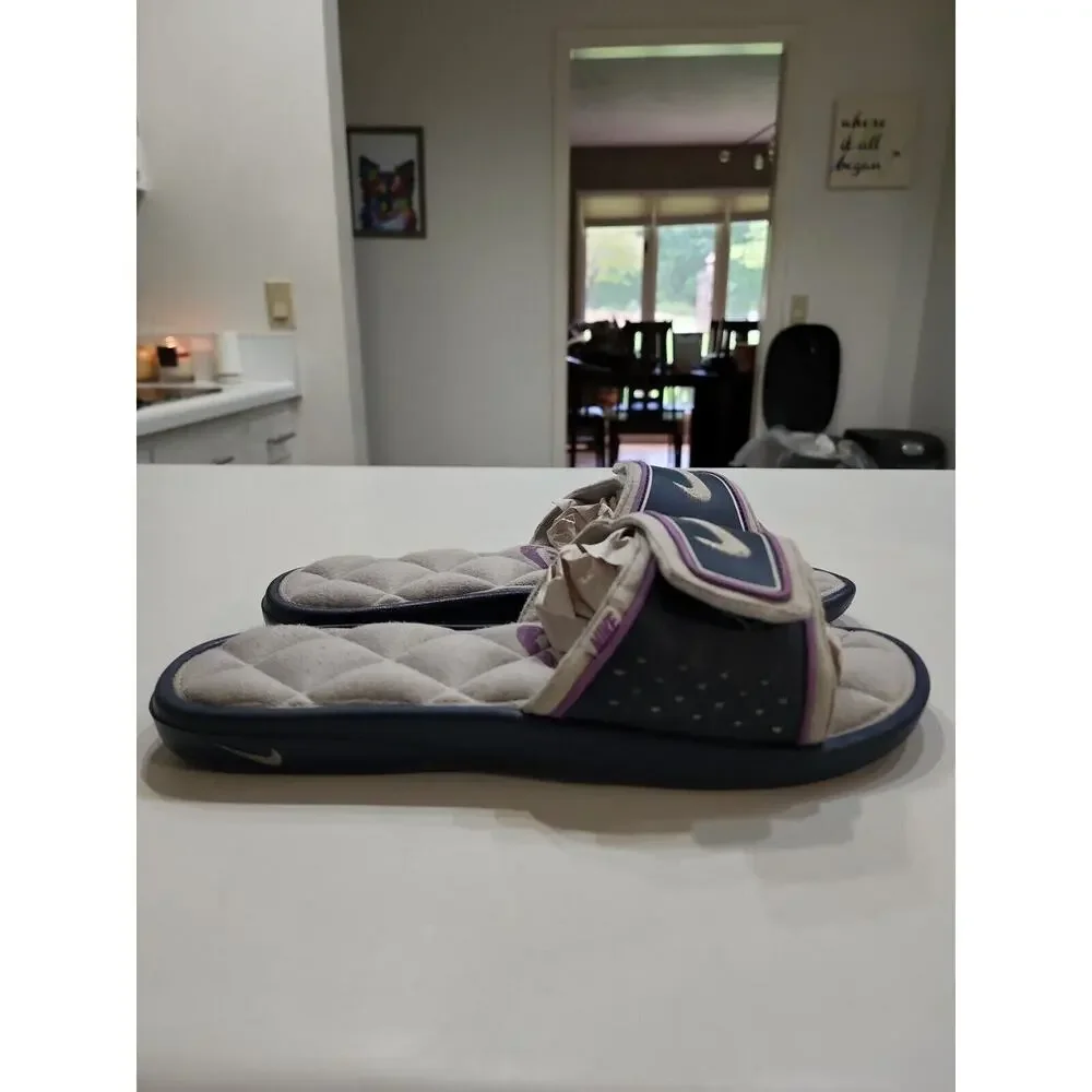 Nike Women's Size 9 Purple And Blue Sandals 431881-405
